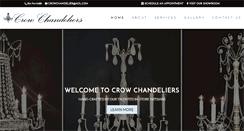 Desktop Screenshot of crowchandeliers.com